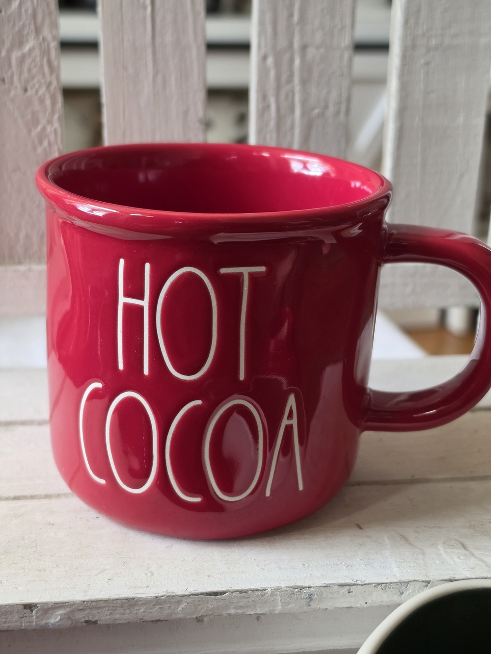 Rae Dunn Hot Cocoa Red Mug